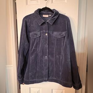 Belle by Kim Gravel Bellour Jean Jacket Indigo, XL